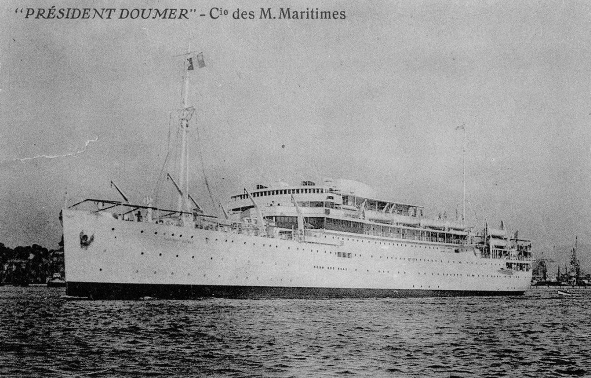 The ship "Président Doumer"